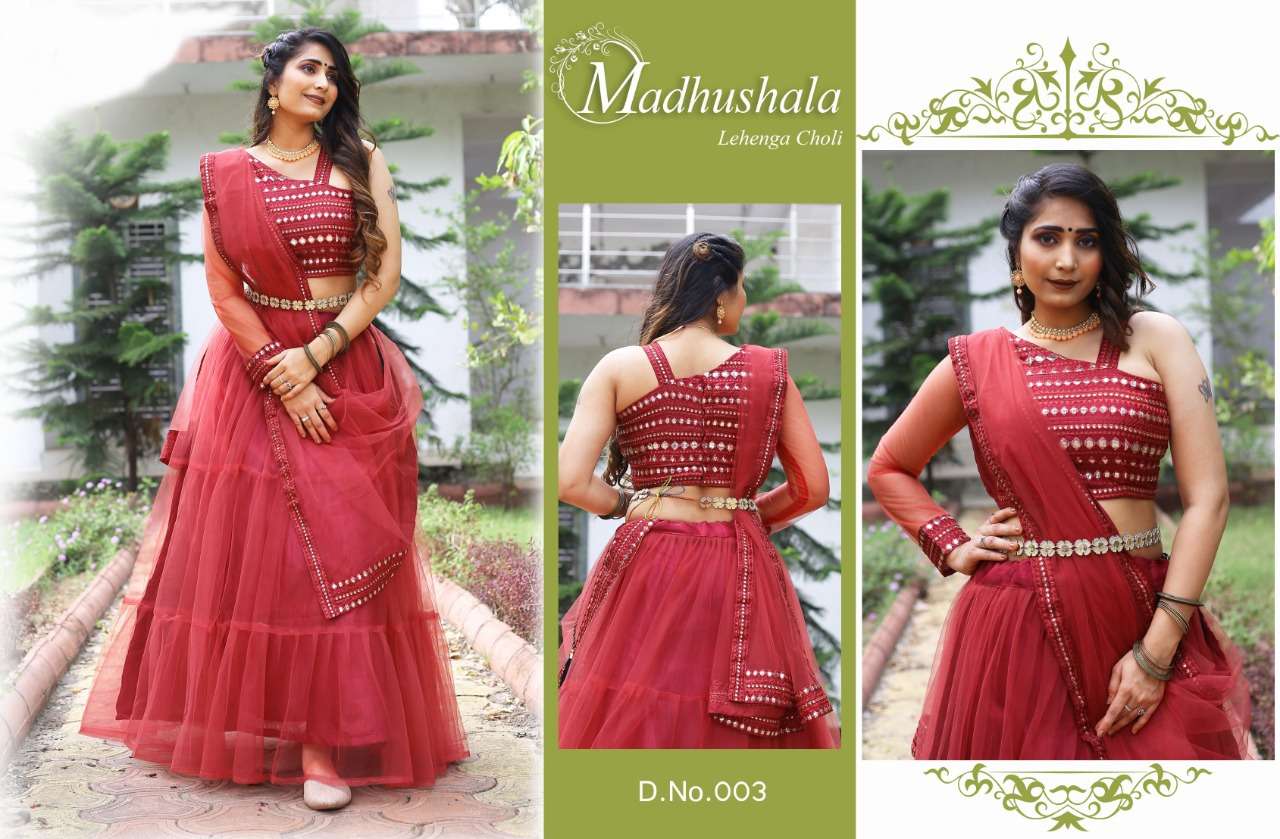 MADHUSHALA Colorful Stylish Fancy Casual Wear & Ethnic Wear Lehegha Choli At Wholesale Price