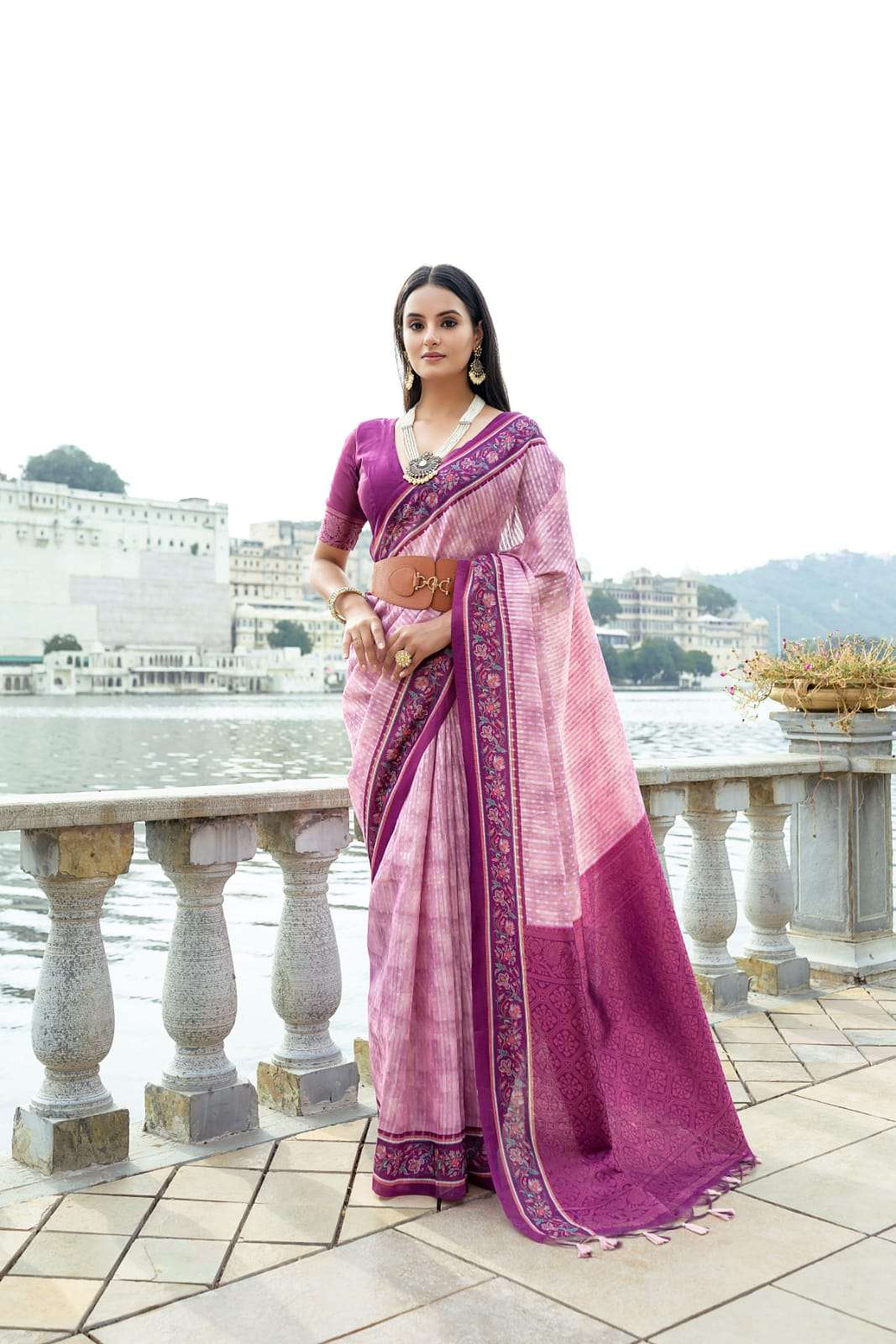 BHAVNA Beautiful Stylish Fancy Colorful Party Wear & Occasional Wear Soft Sarees At Wholesale Price