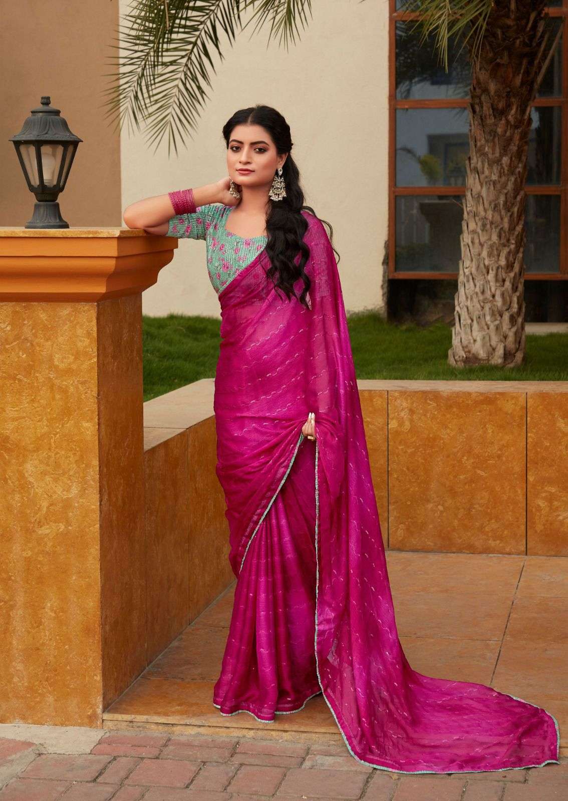 OLIVA Beautiful Stylish Fancy Colorful Party Wear & Occasional Wear Soft Sarees At Wholesale Price